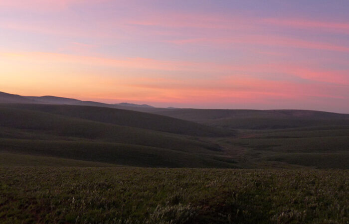 Solnedgang over Nyika nationalpark