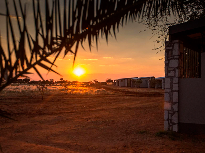 solnedgang Namibia Rundt